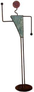 Signal, 2003 Steel, Granite and Copper sculpture