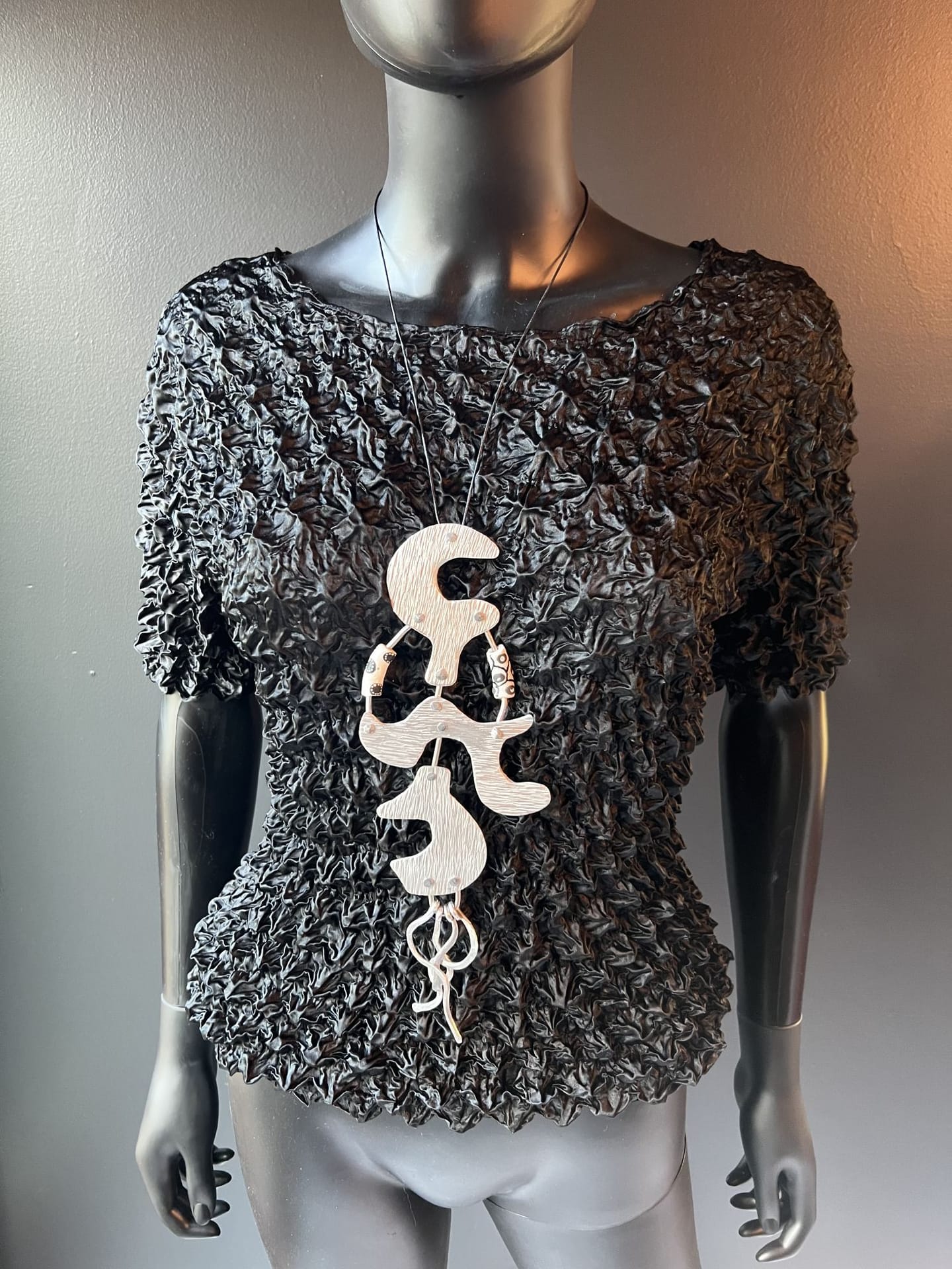 Rain Dance— Cold Forged Aluminum Pendant